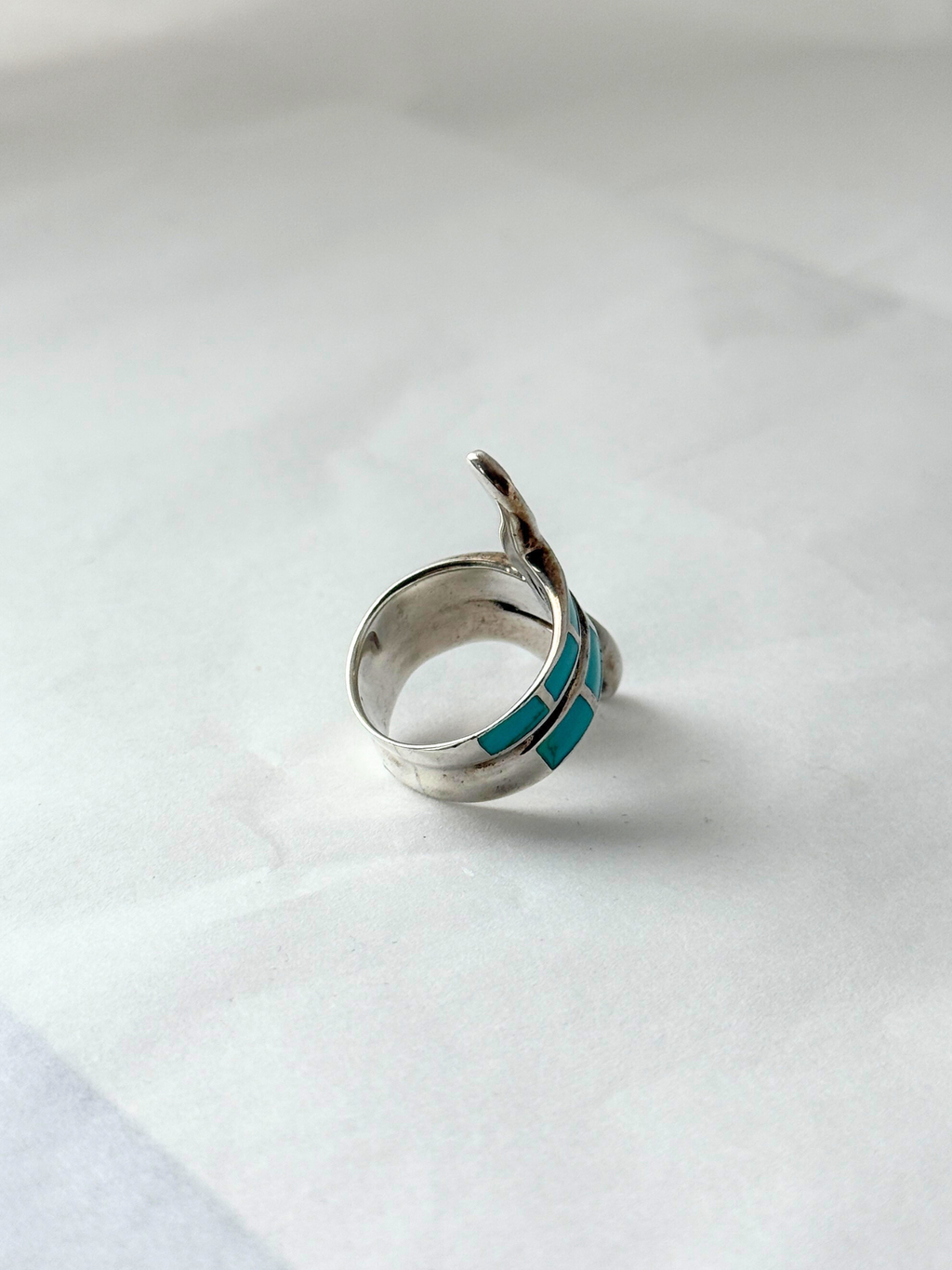 Turquoise Snake Ring
