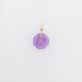 Ube Jade Donut Pendant