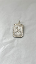 Year of the Goat Silver Coin Medallion Pendant