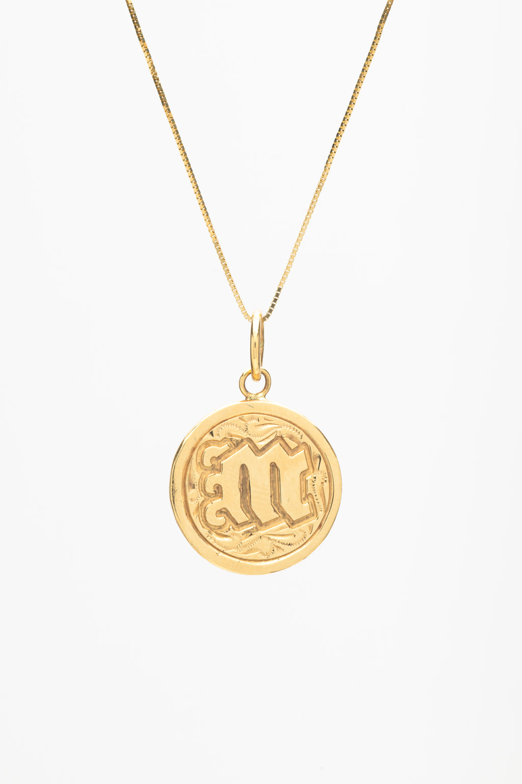 MK Initial Pendant