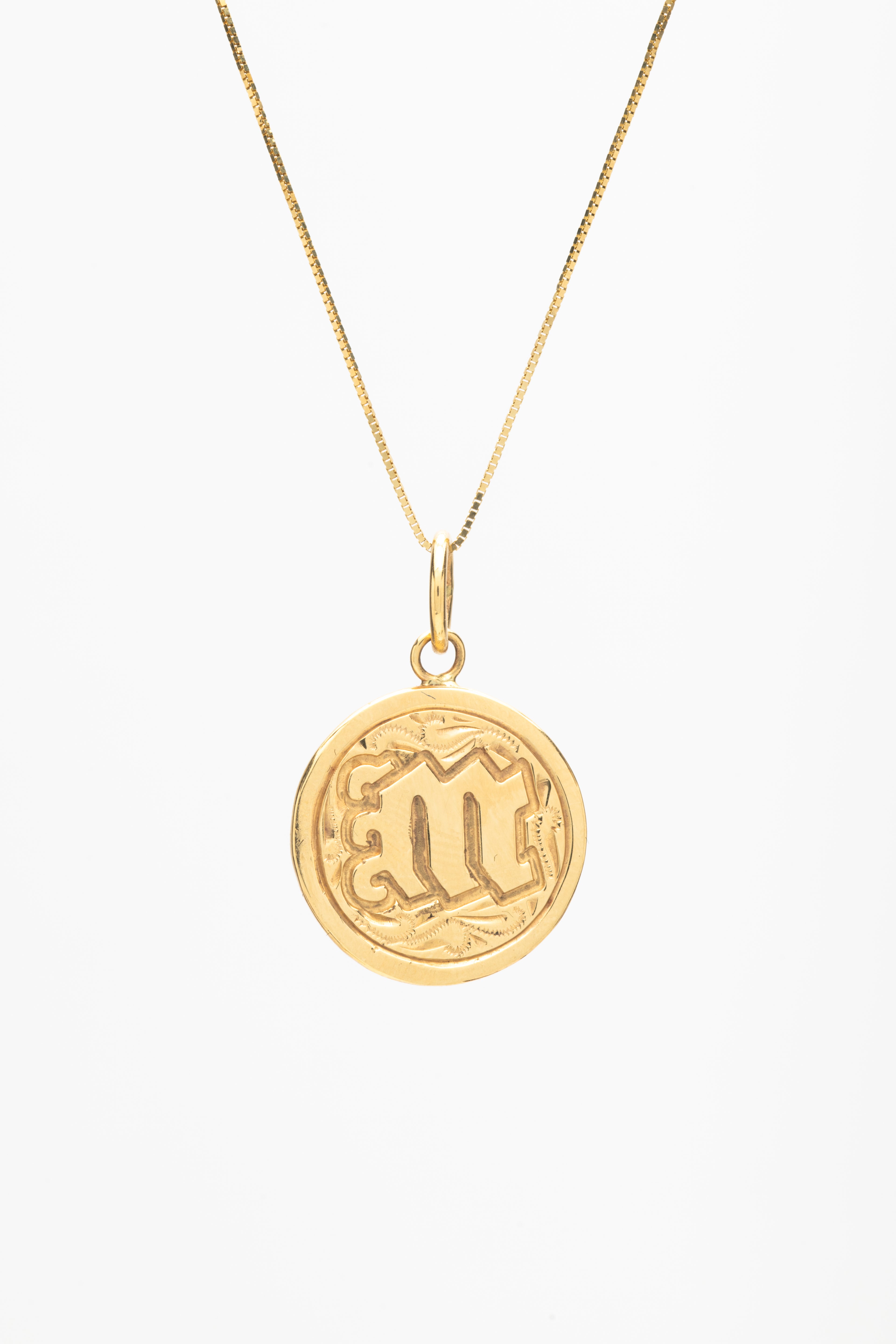 MK Initial Pendant
