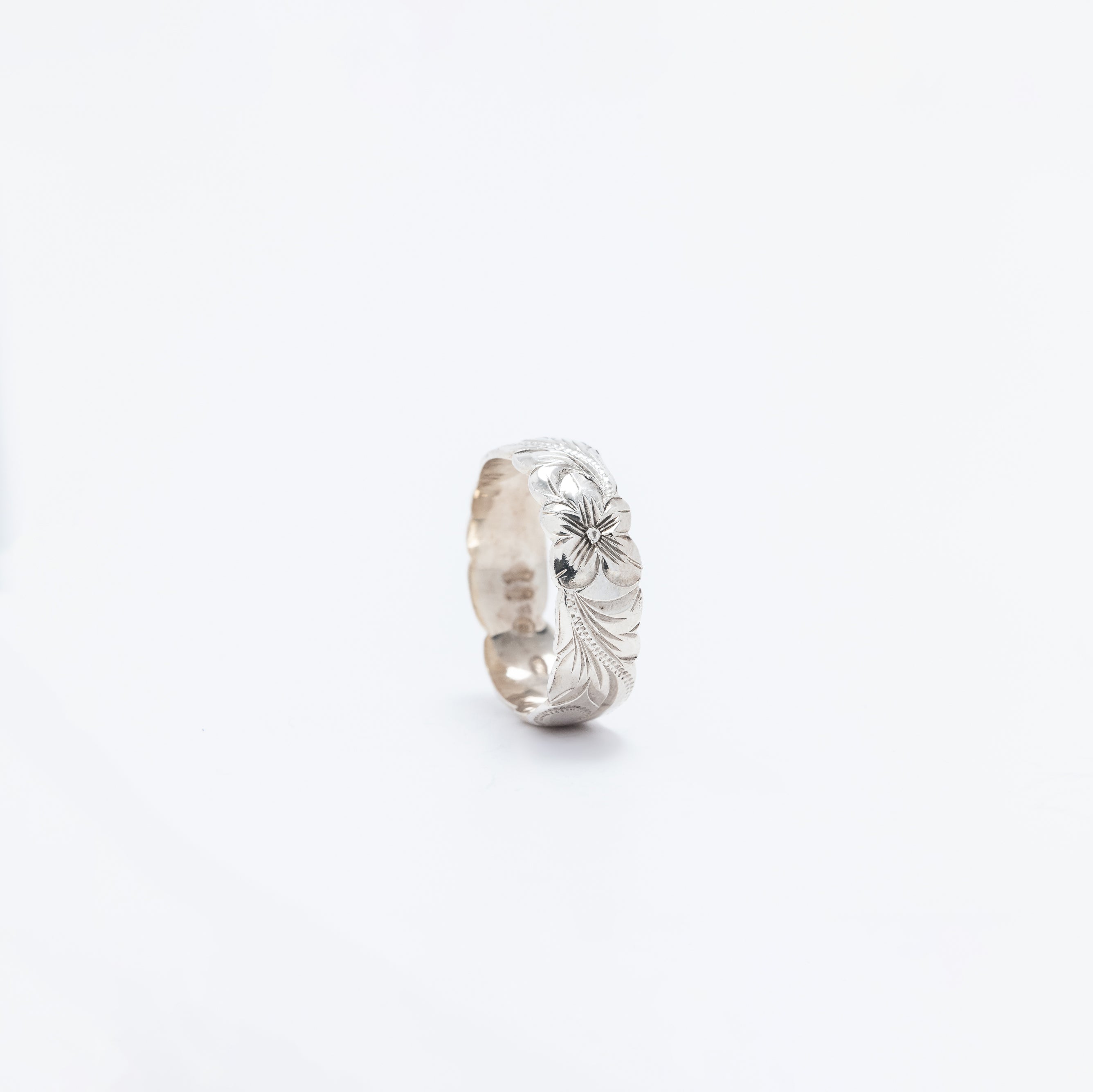 Single Plumeria Hawaiian Heirloom Ring