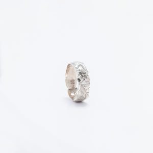 Single Plumeria Hawaiian Heirloom Ring