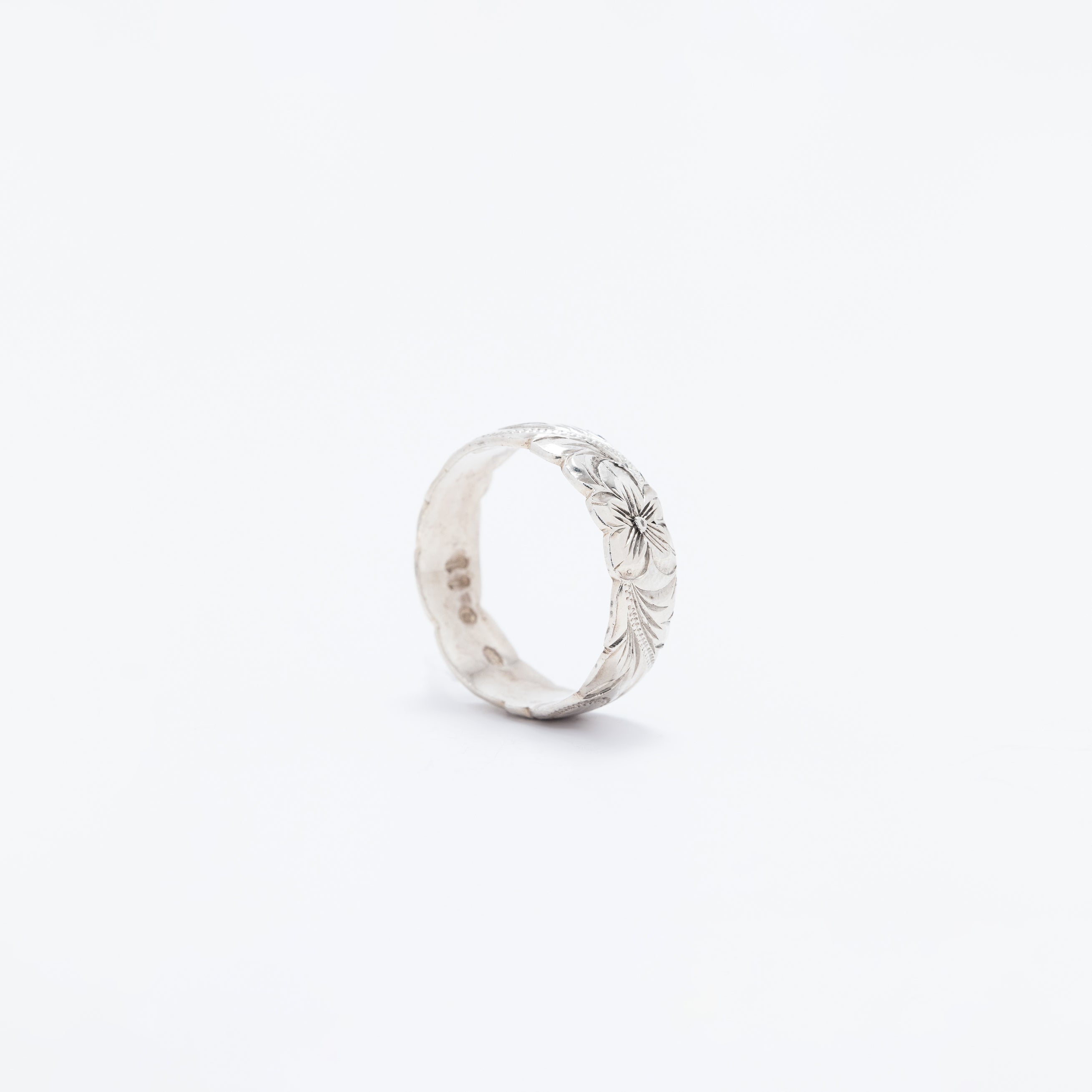 Single Plumeria Hawaiian Heirloom Ring