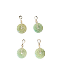 Shrek Green Jade Donut Pendant