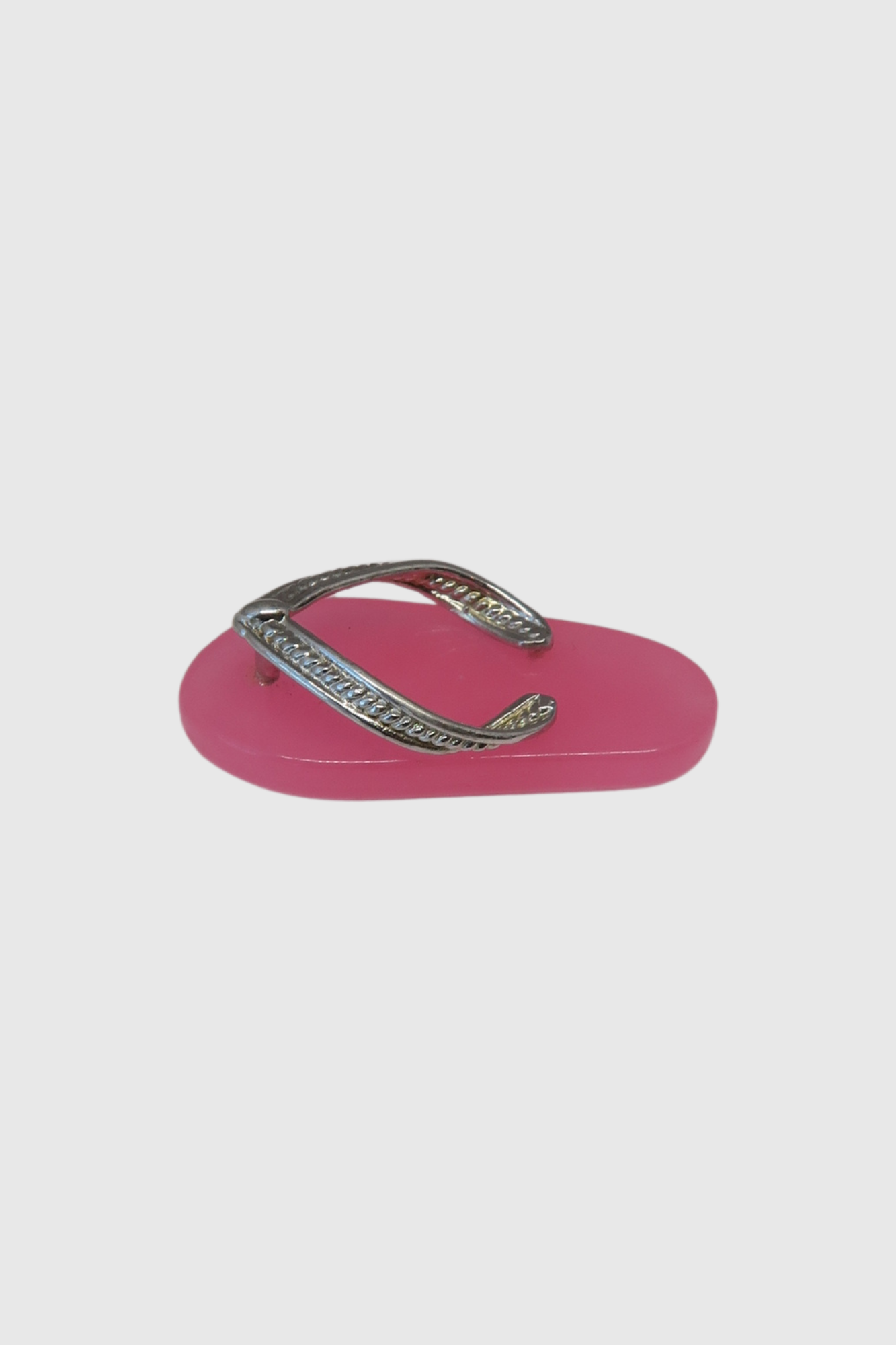 XL Pink Acrylic Slippah Pendant