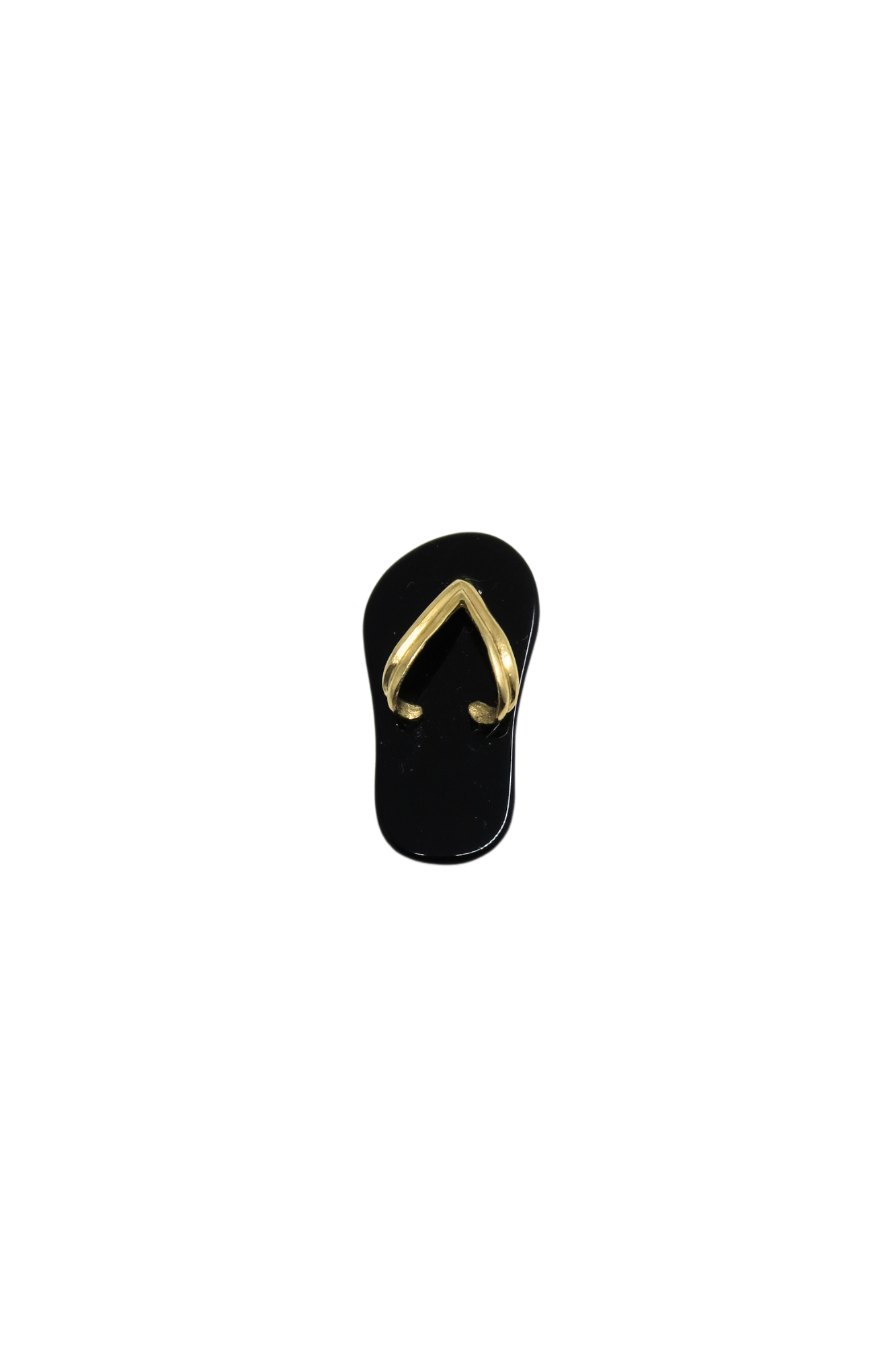 Black Jade Slippah Pendant