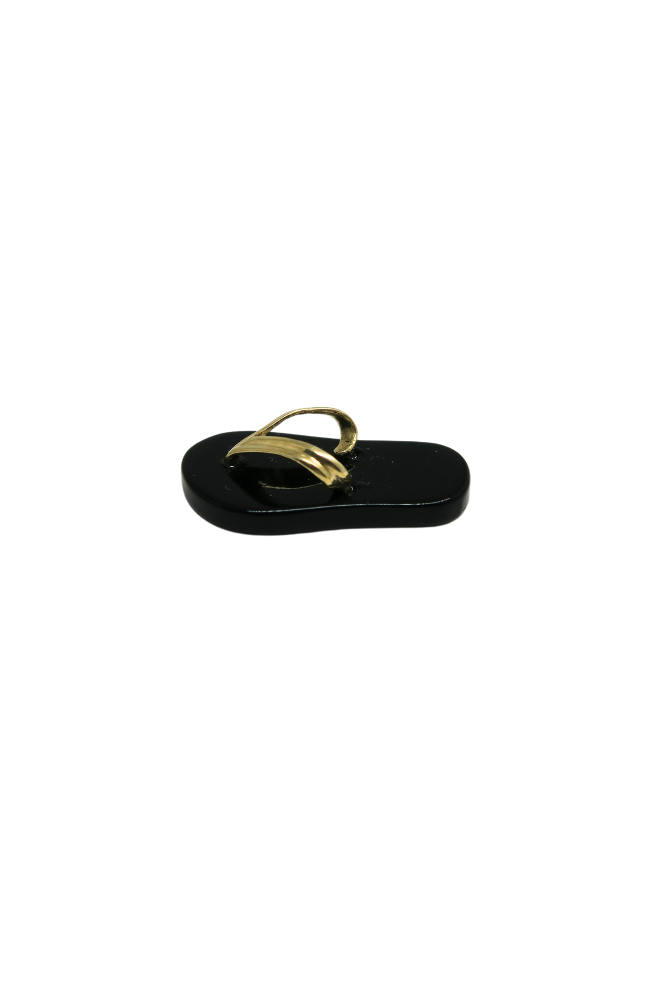Black Jade Slippah Pendant