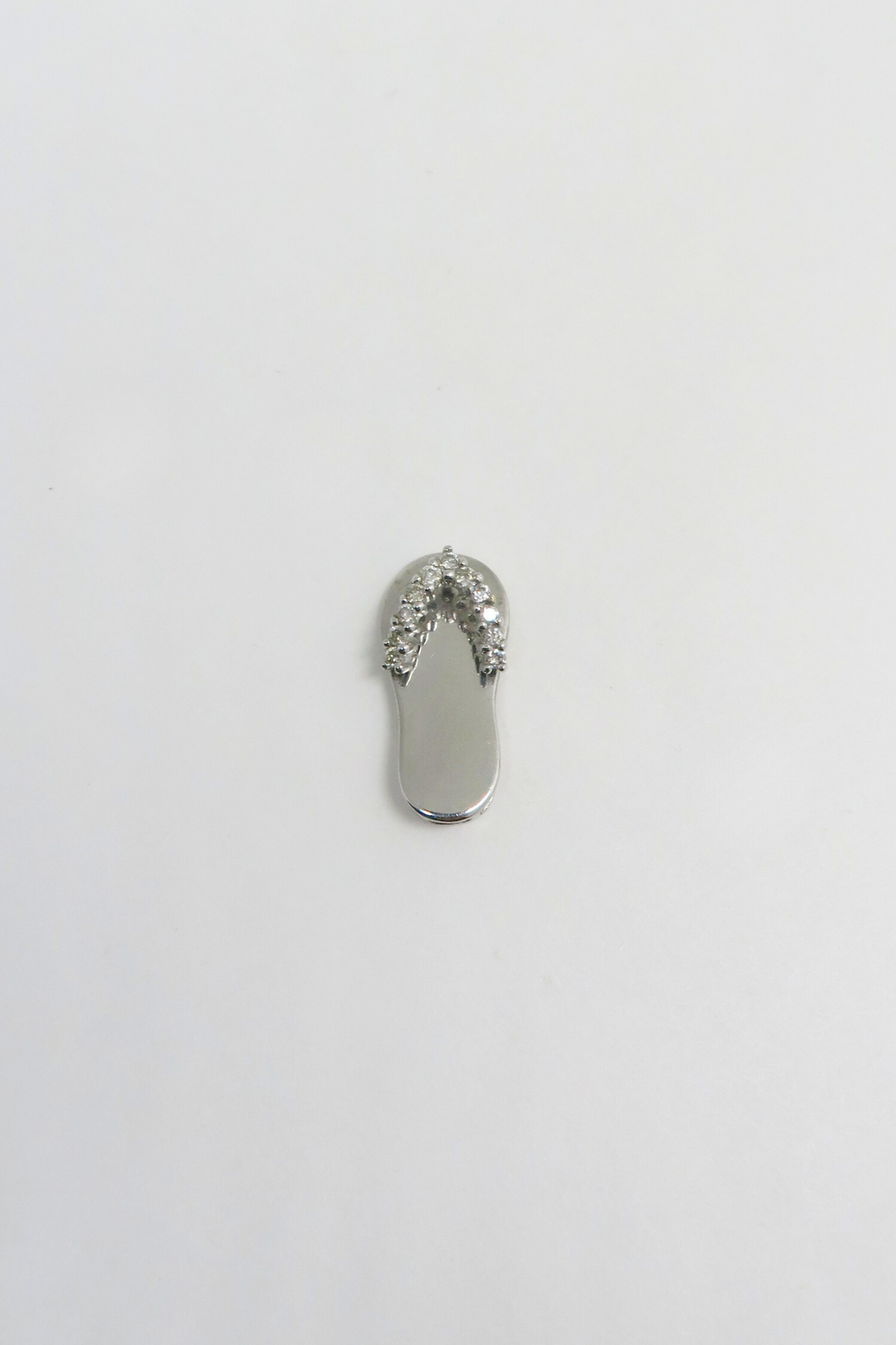 Diamond Slippah in White Gold