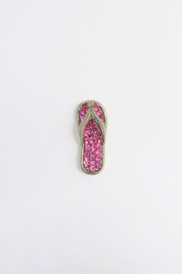 Hot Pink Crystal Slippah