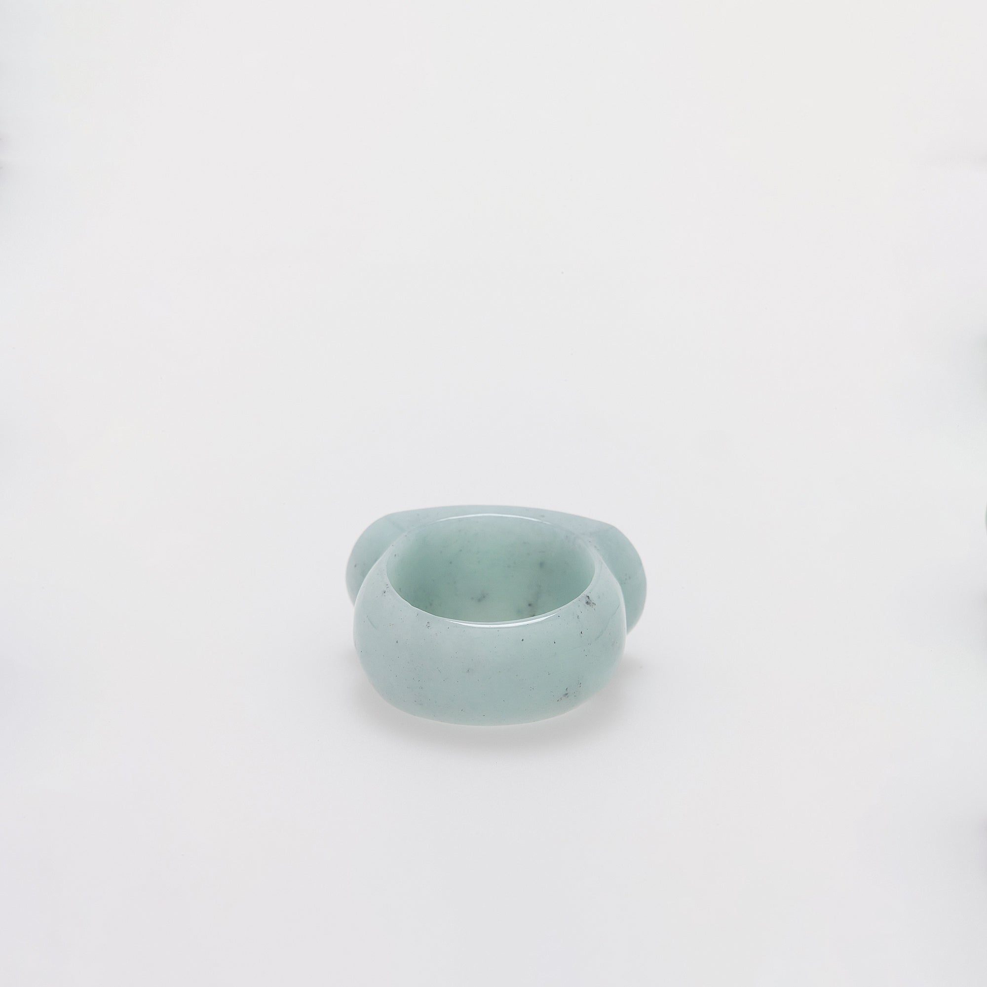 Chunky Natural Jade Ring