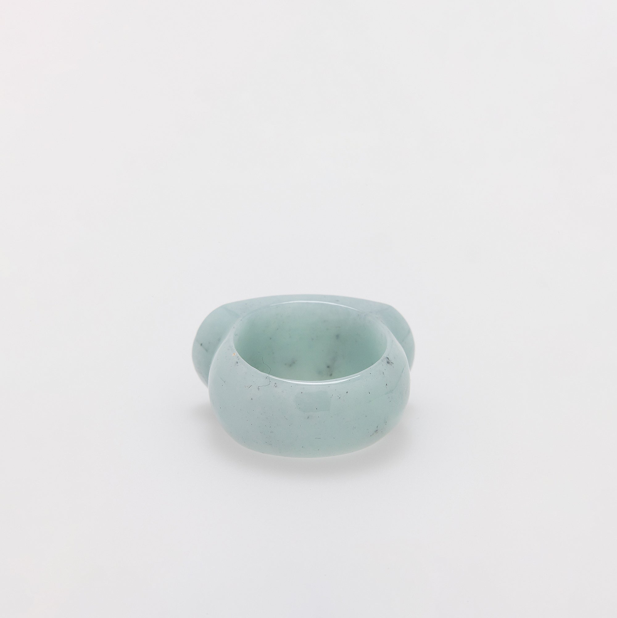 Chunky Natural Jade Ring
