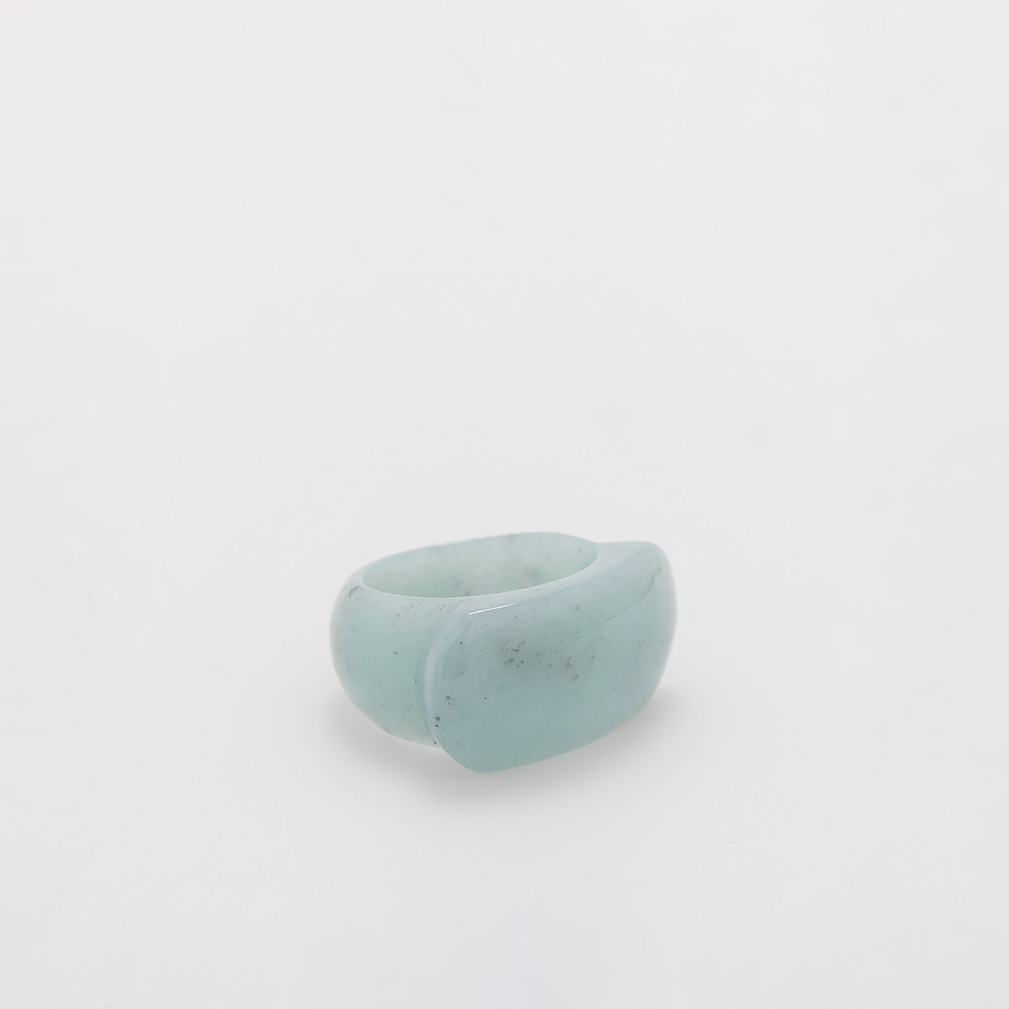 Chunky Natural Jade Ring