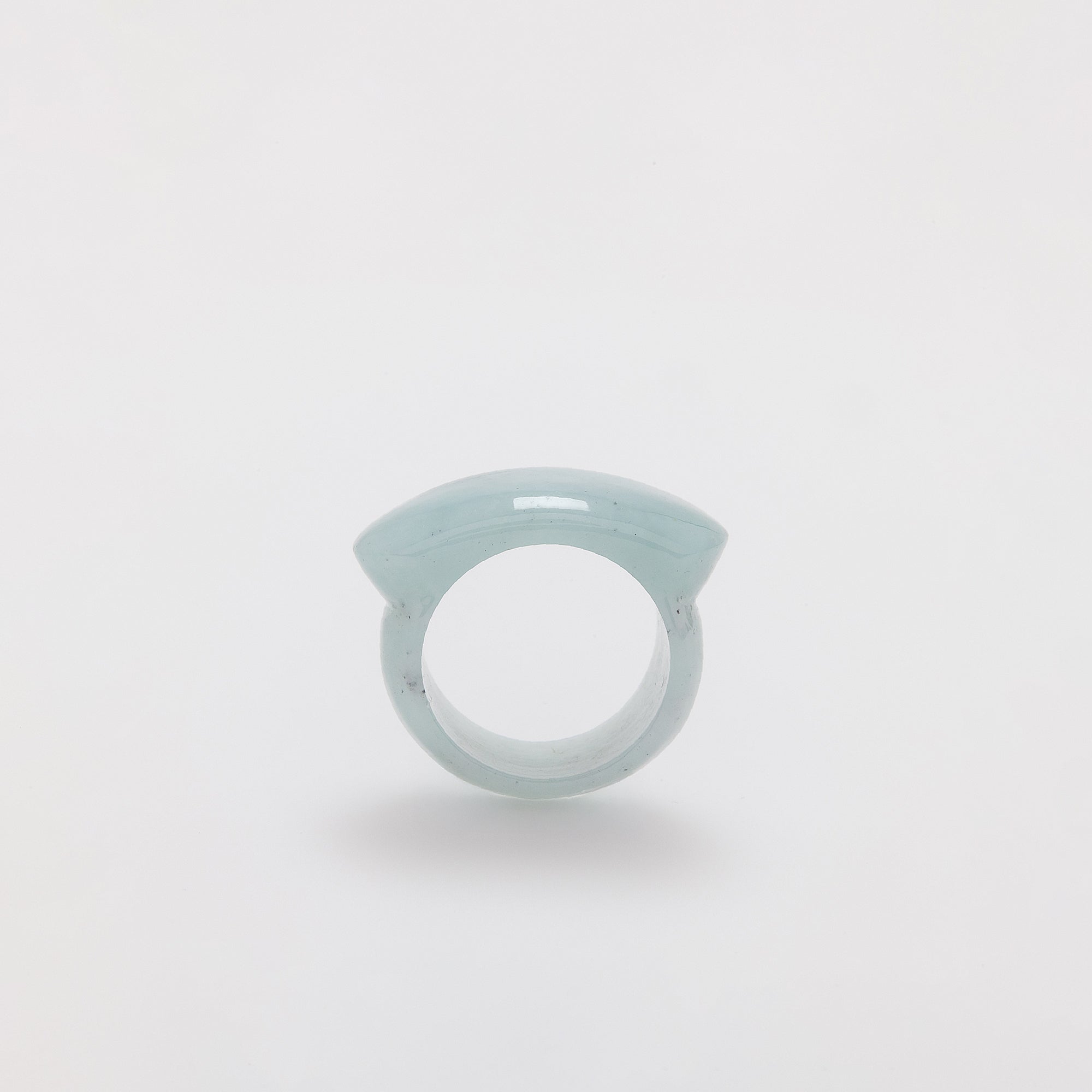 Chunky Natural Jade Ring
