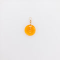 Sunkist Jade Donut Pendant