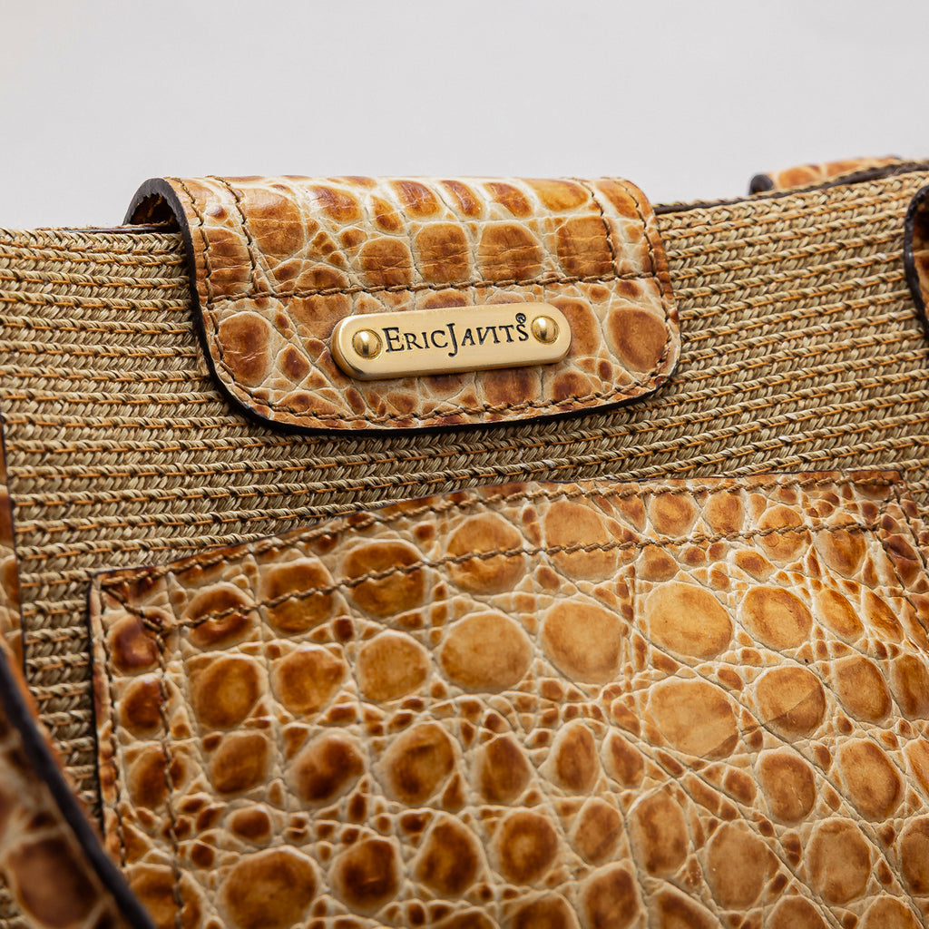 Vintage Embossed Eric Javits Bag