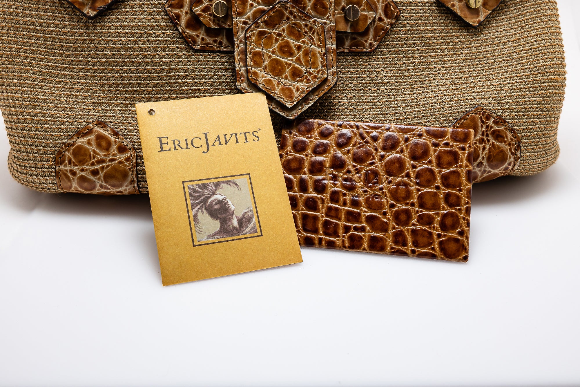 Vintage Embossed Eric Javits Bag