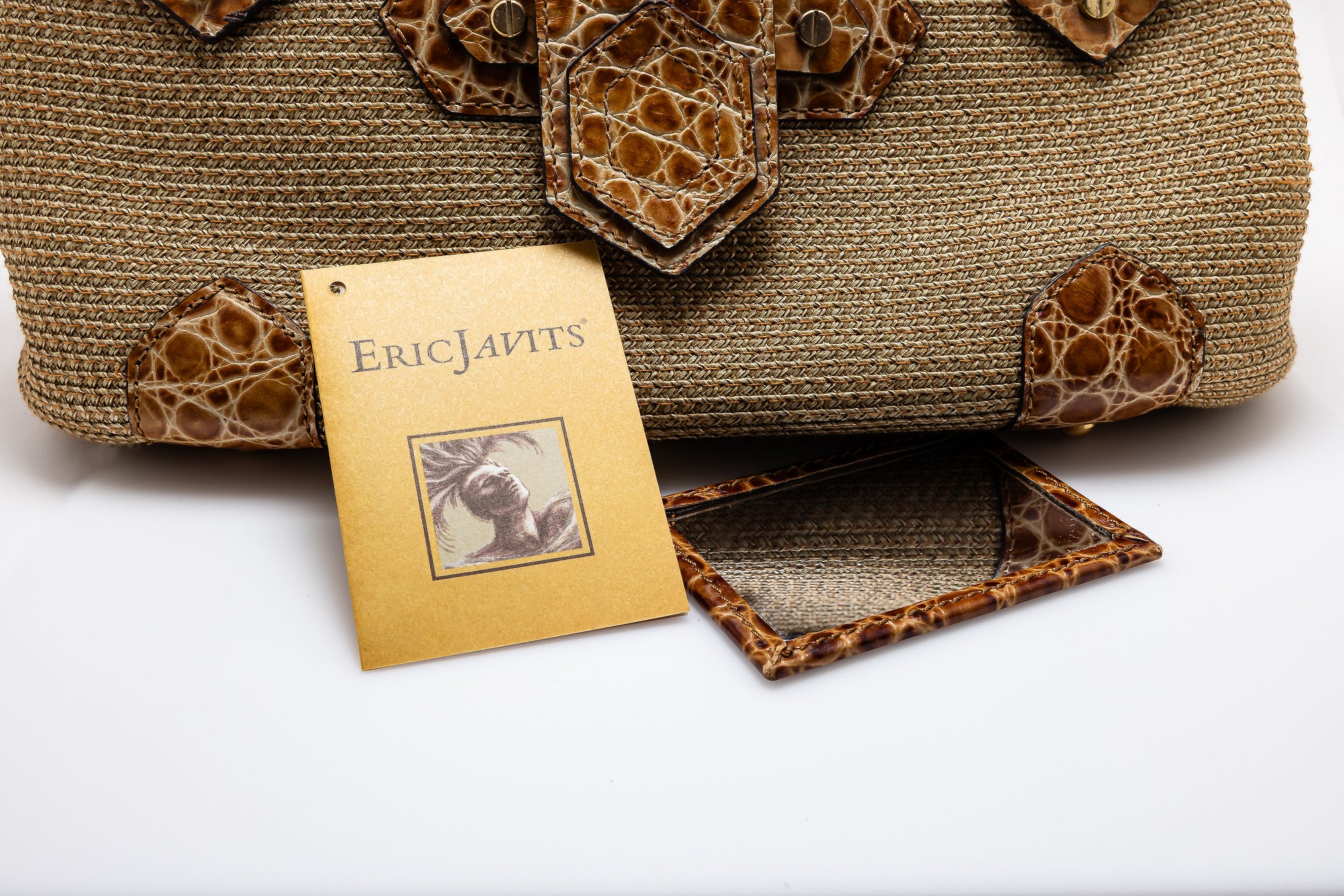 Vintage Embossed Eric Javits Bag