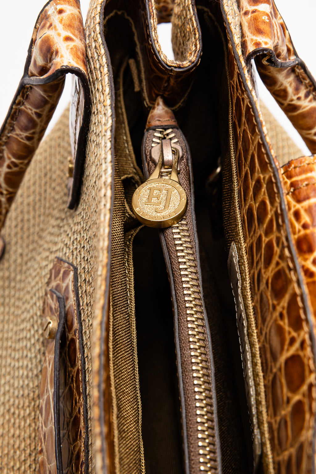 Vintage Embossed Eric Javits Bag