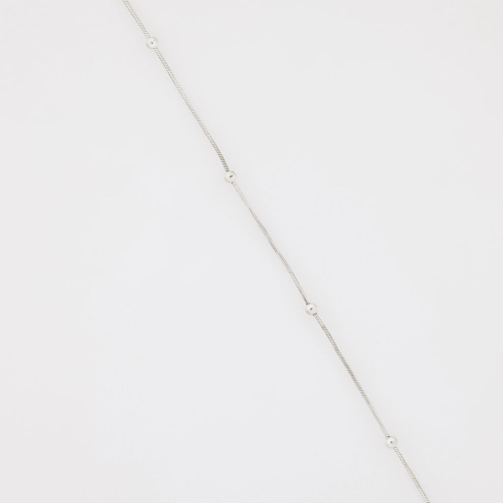 Medium Ball + Snake Chain Anklet