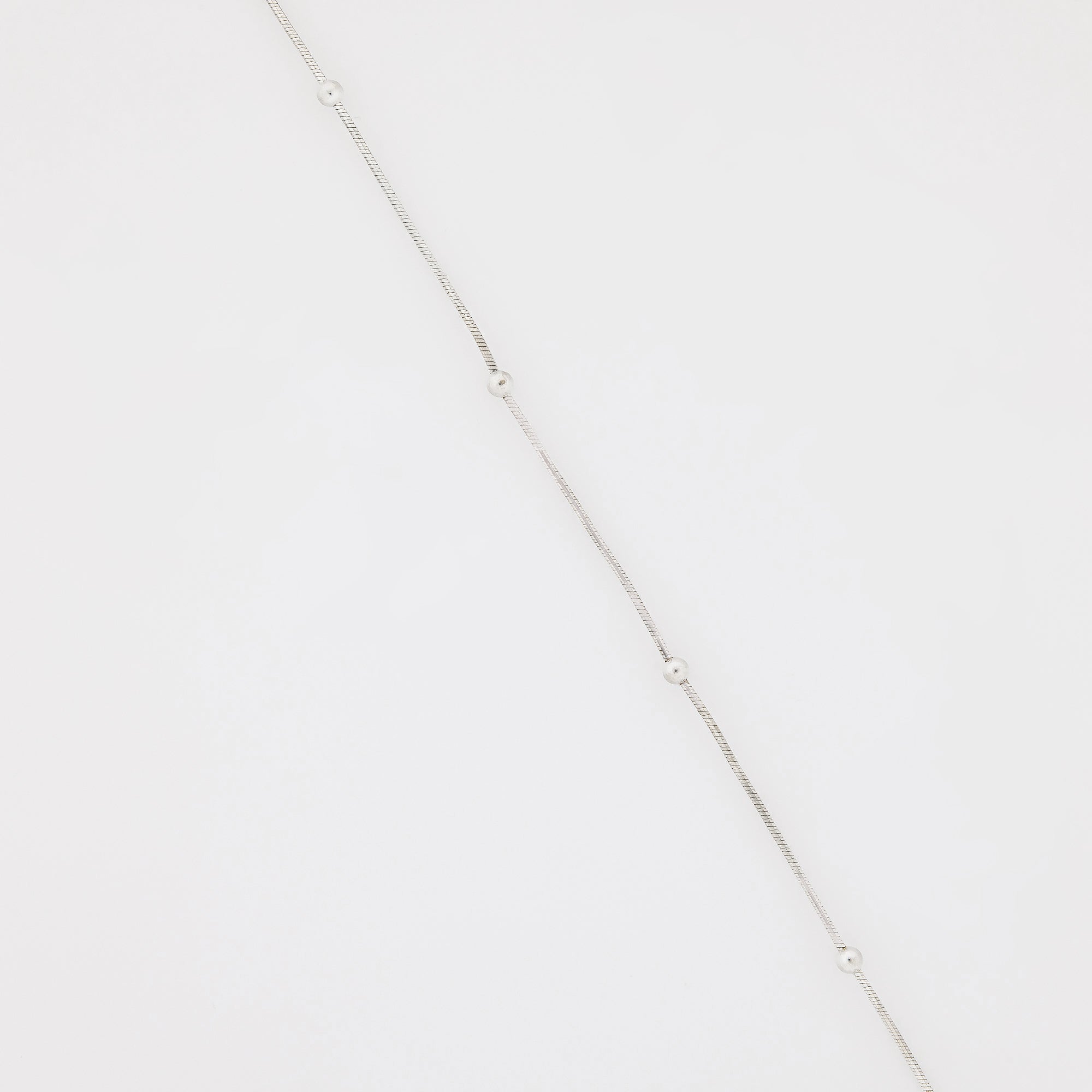 Medium Ball + Snake Chain Anklet