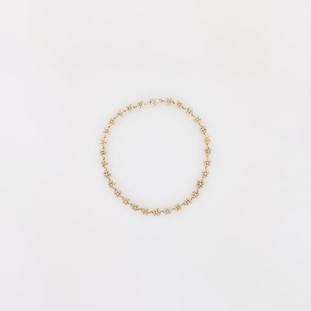 Plumeria Anklet