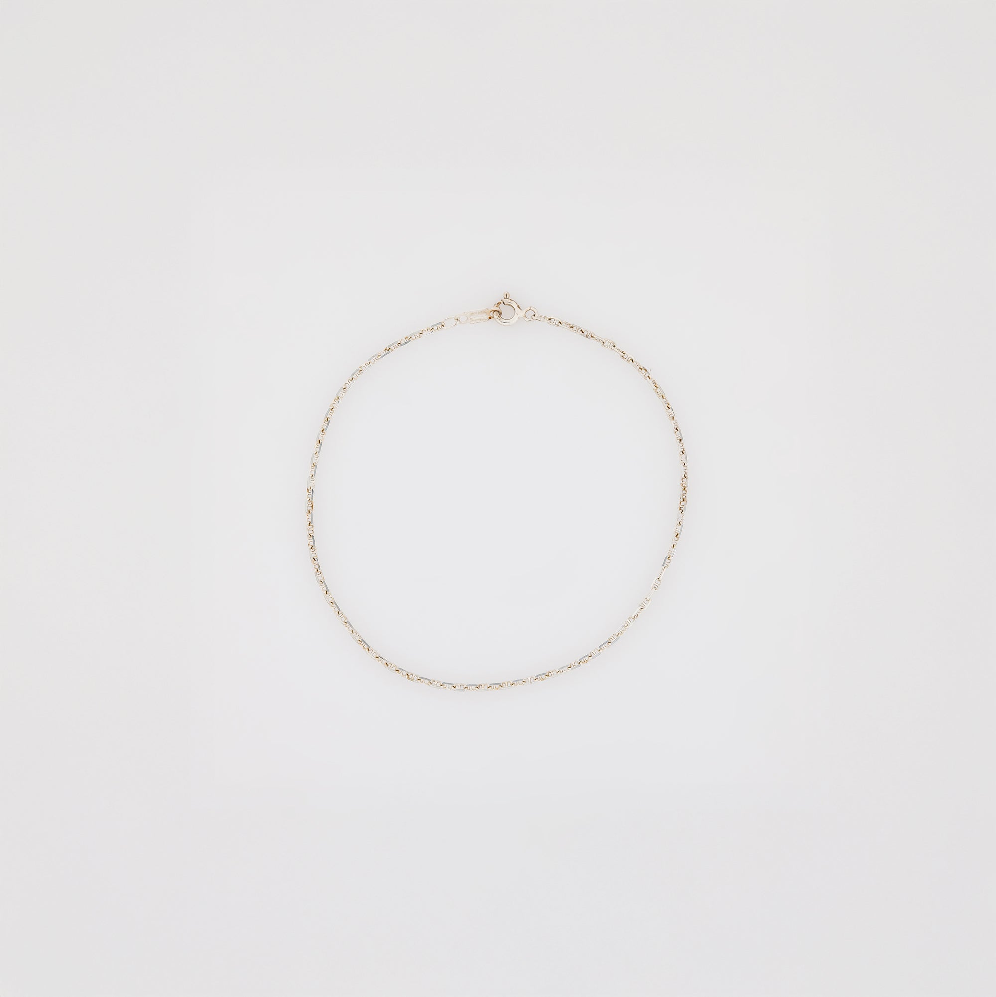 Flat Baby Mariner Chain Anklet