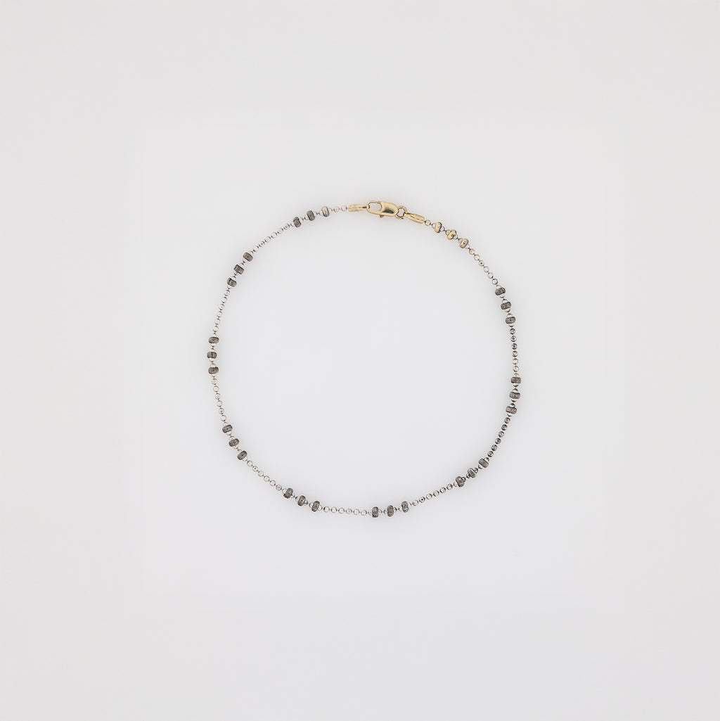 Charcoal Spheres Anklet