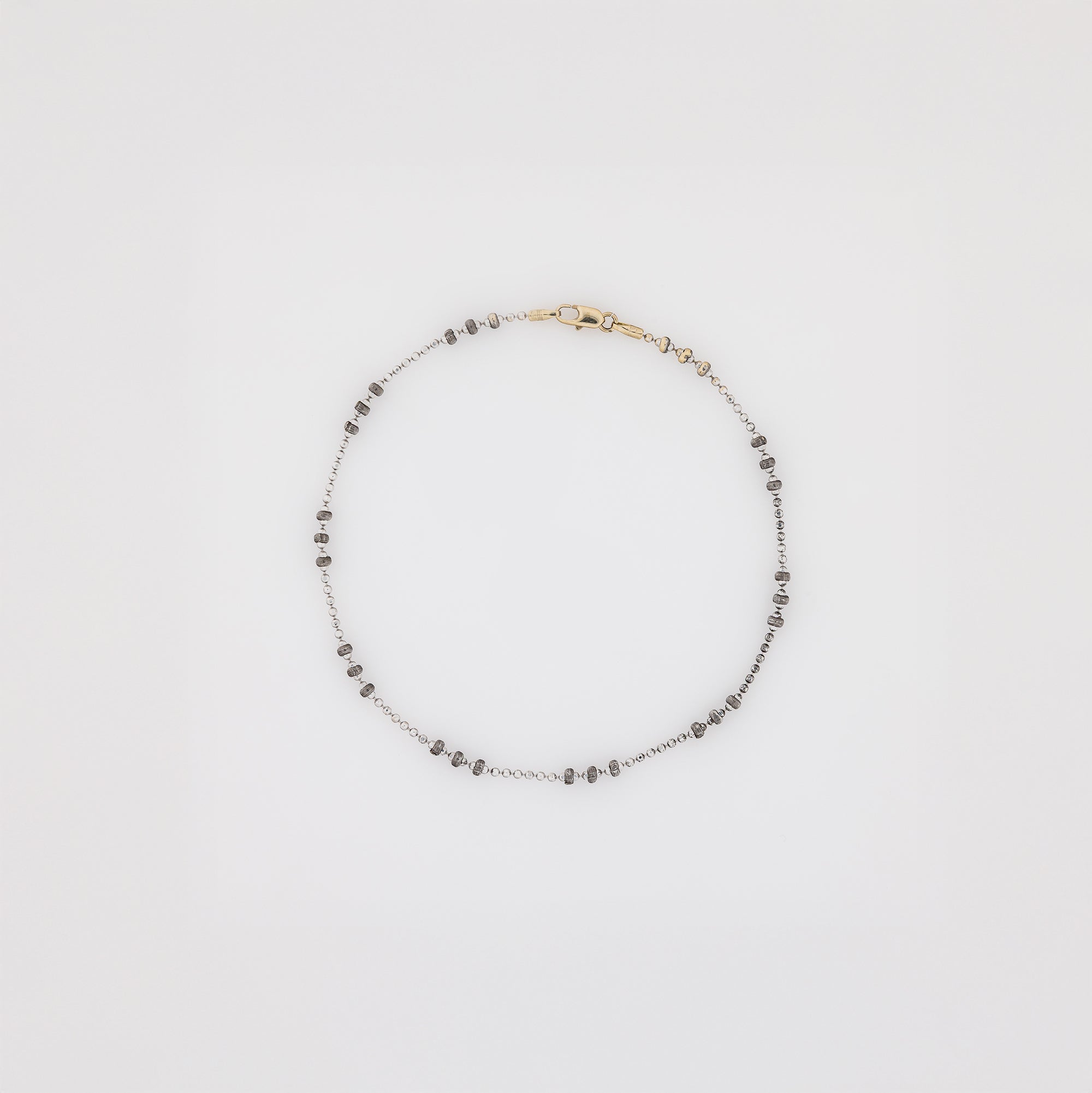 Charcoal Spheres Anklet