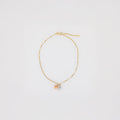 Tricolor Gold Hearts Anklet