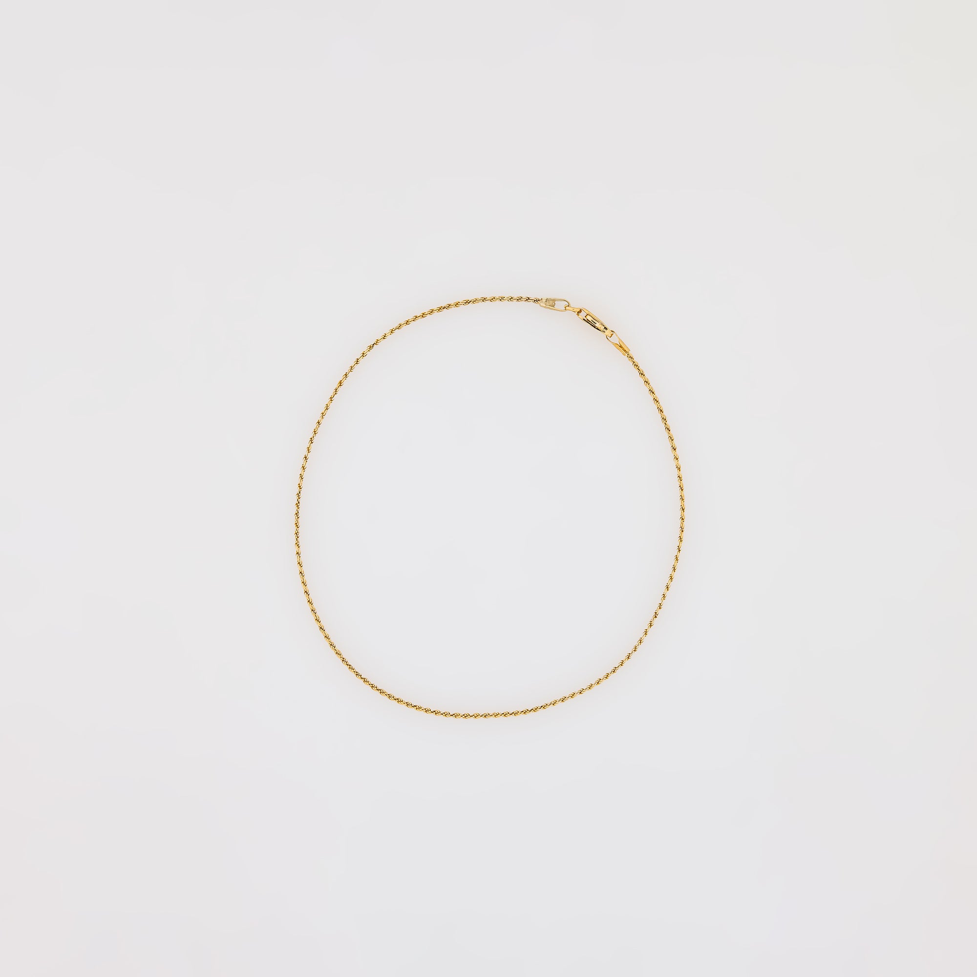 Gold Rope Chain Anklet