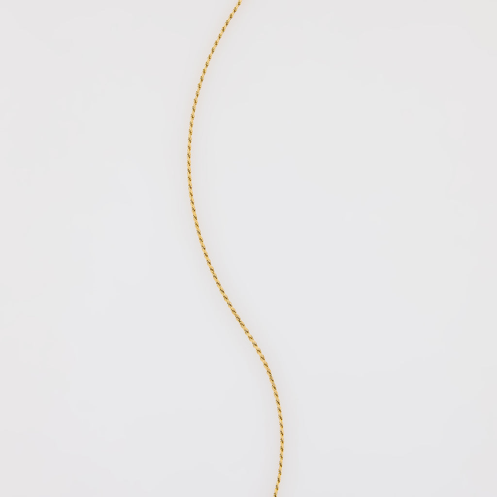 Gold Rope Chain Anklet