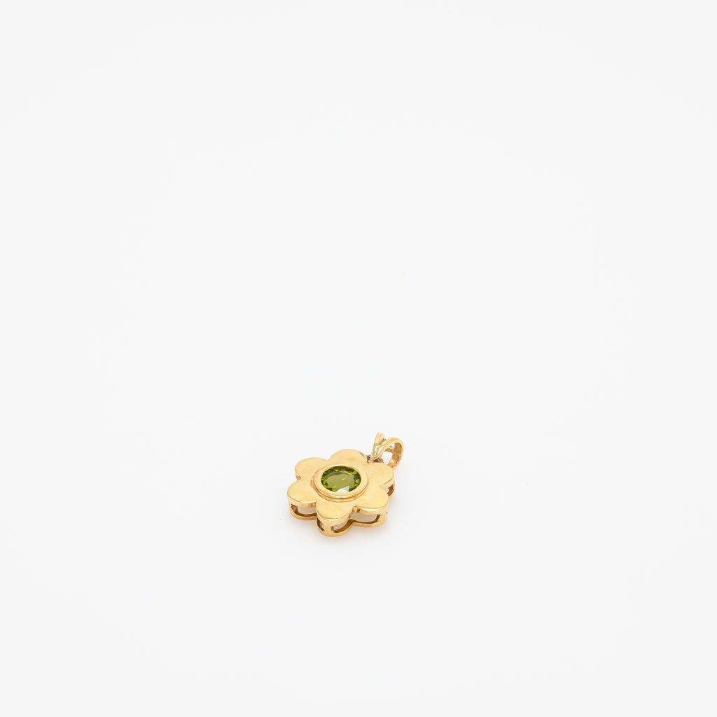 Akemi Peridot Flower Pendant