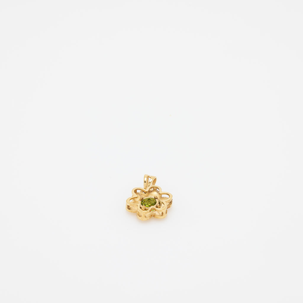 Akemi Peridot Flower Pendant