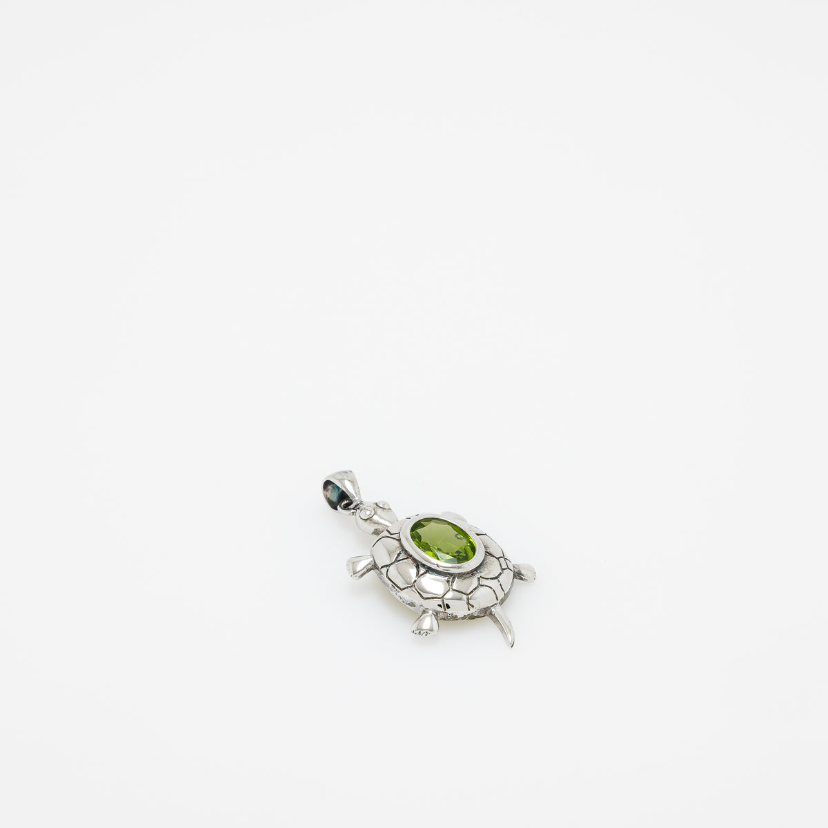 Maria Turtle Peridot Pendant