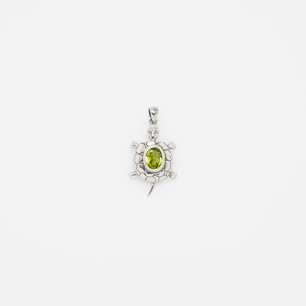 Maria Turtle Peridot Pendant