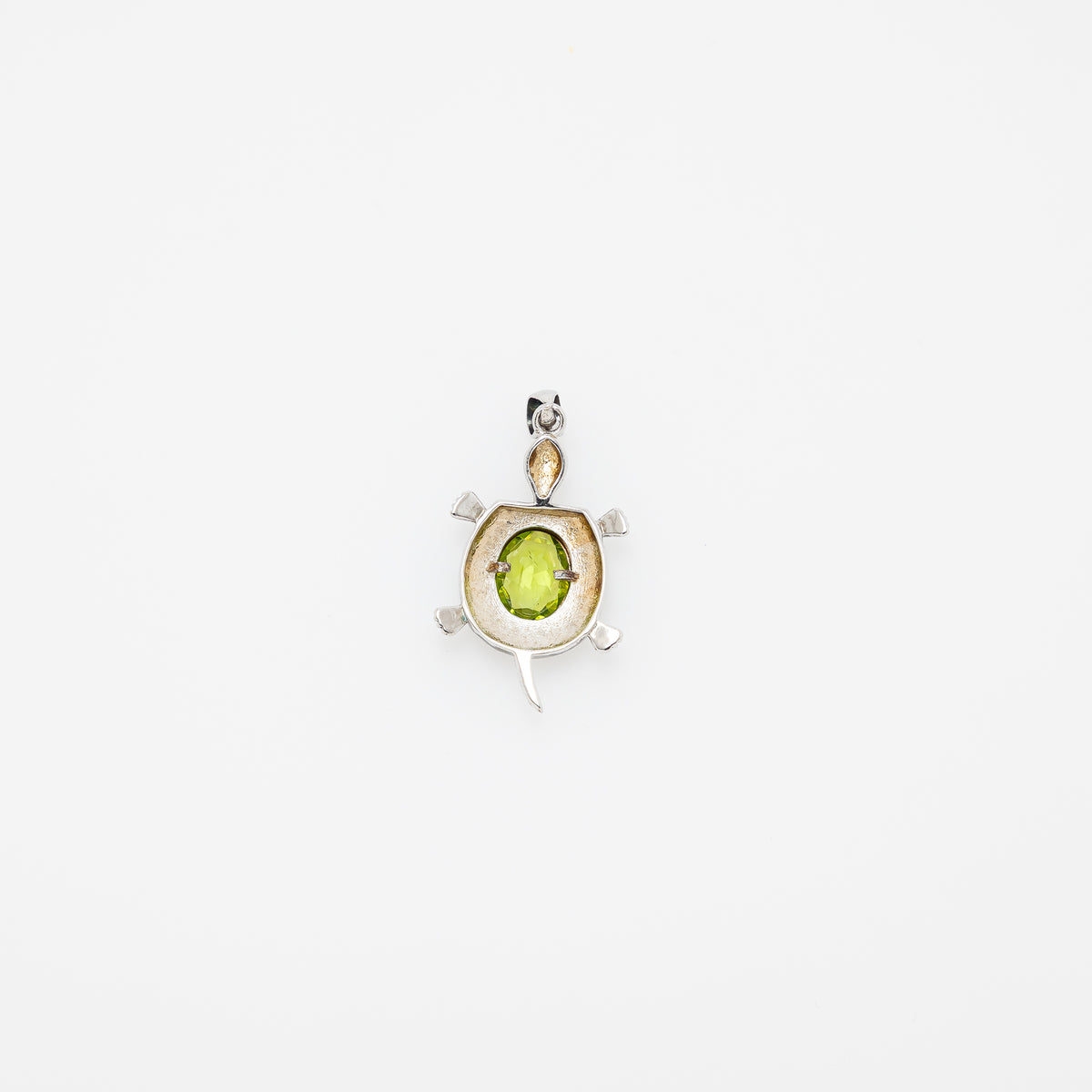 Maria Turtle Peridot Pendant