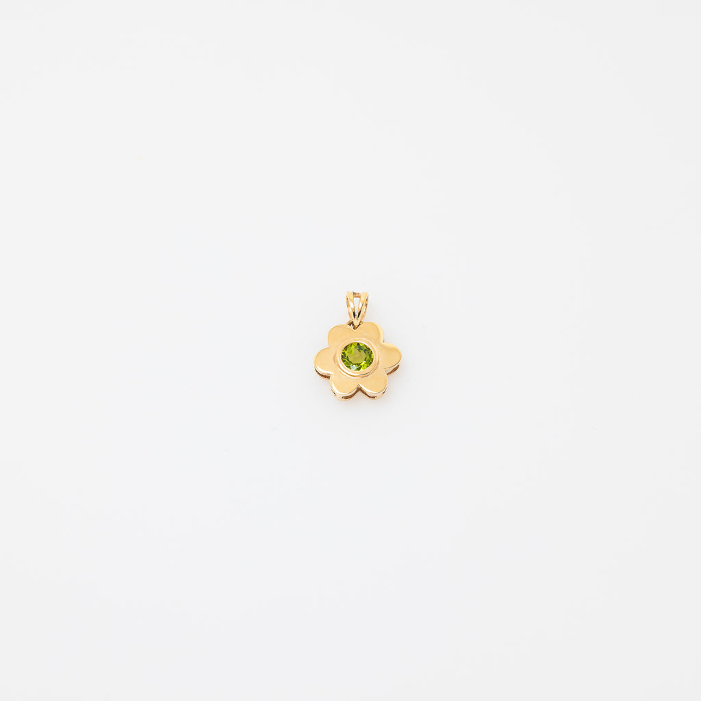 Akemi Peridot Flower Pendant