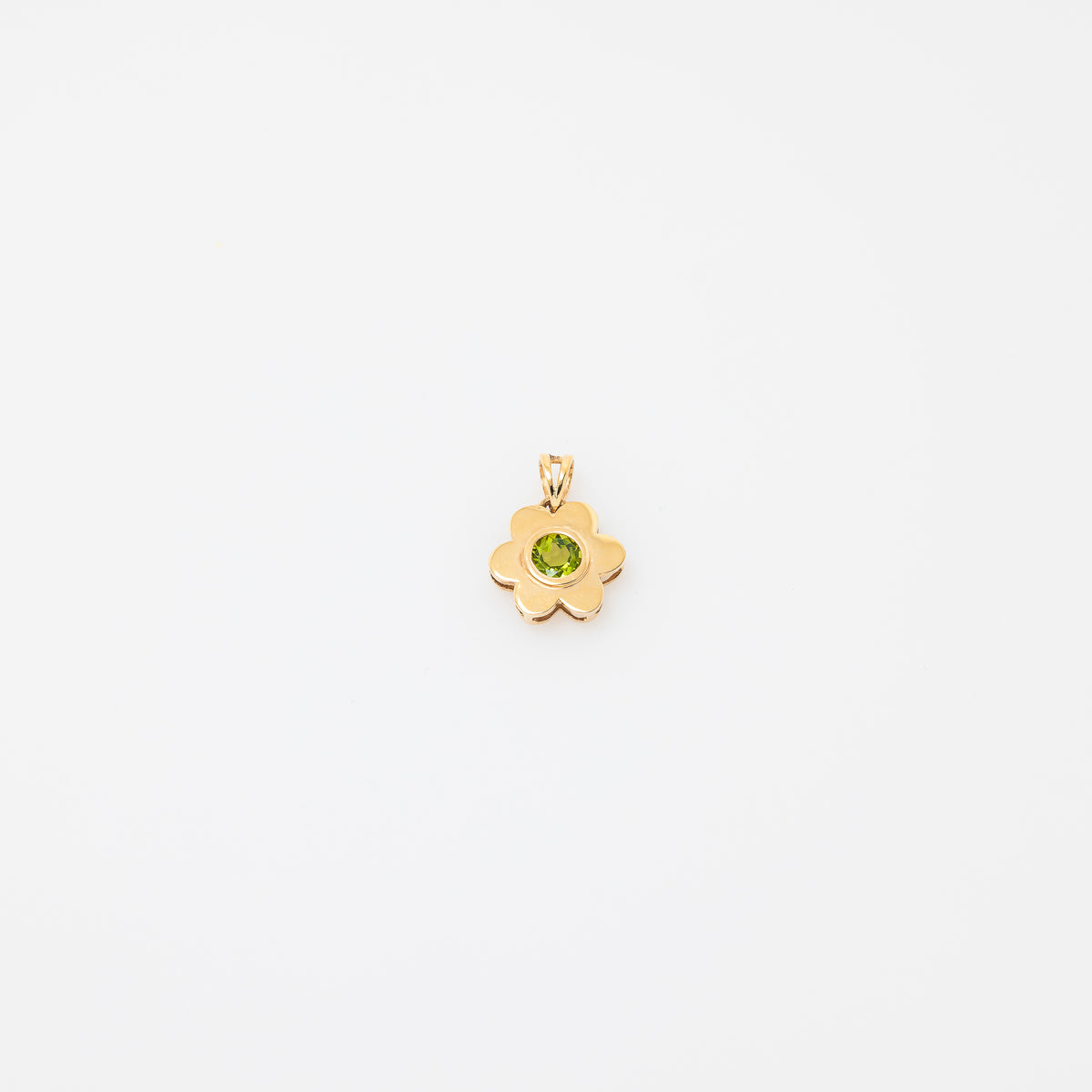 Akemi Peridot Flower Pendant