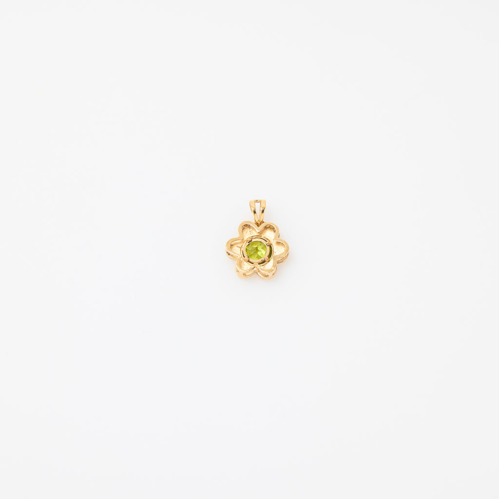 Akemi Peridot Flower Pendant
