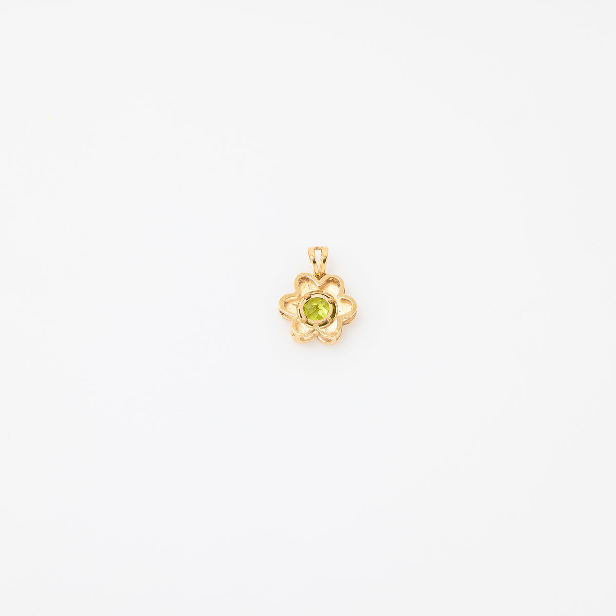 Akemi Peridot Flower Pendant
