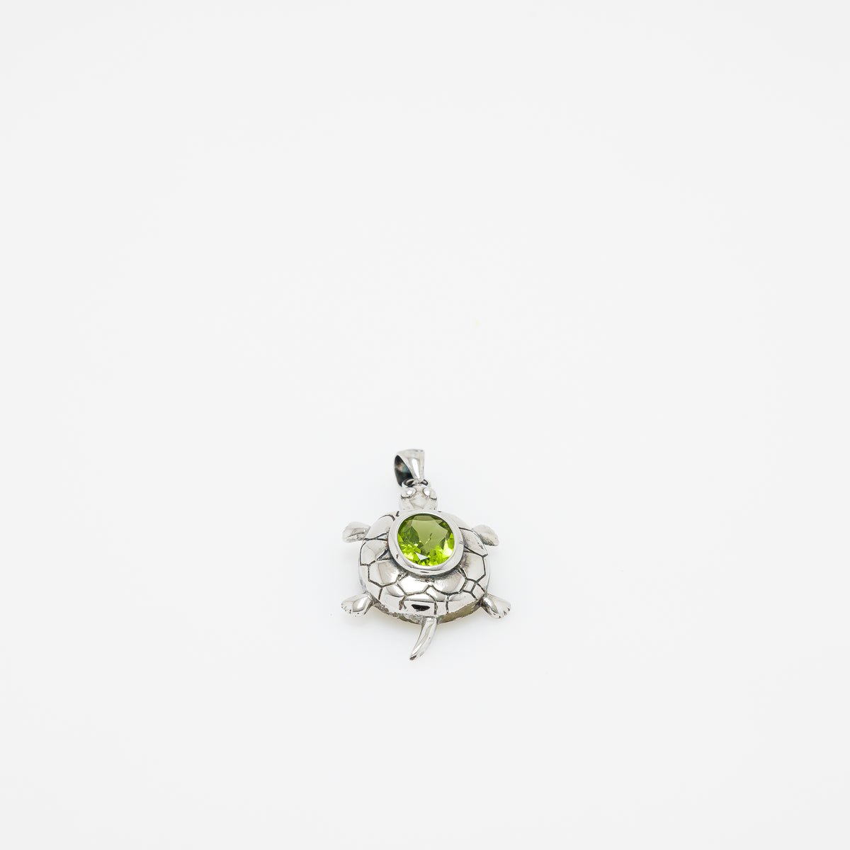 Maria Turtle Peridot Pendant