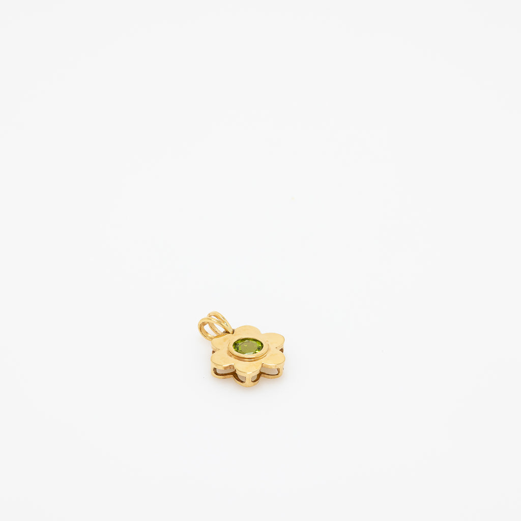 Akemi Peridot Flower Pendant