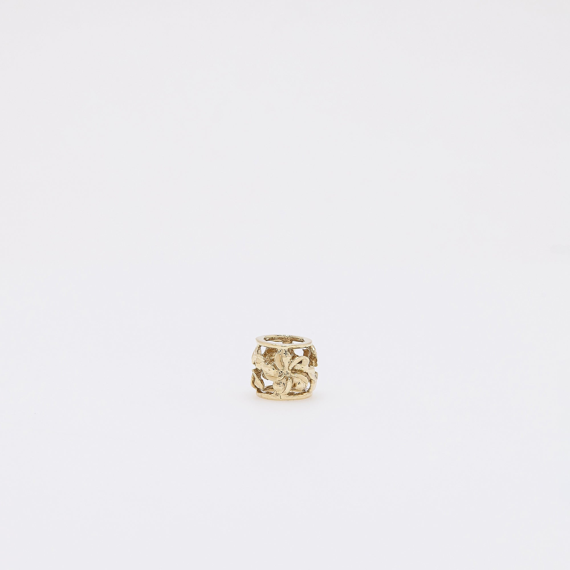 ʻEhā Plumeria Barrel Pendant