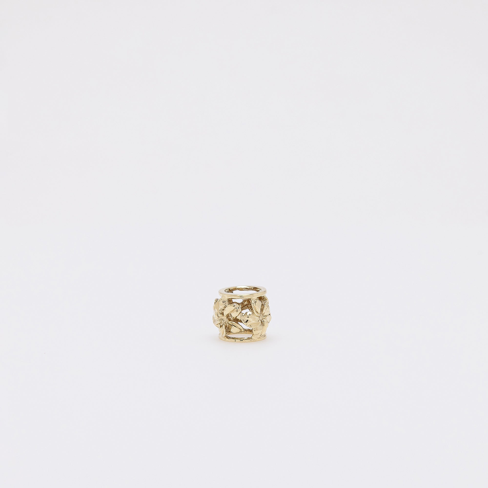 ʻEhā Plumeria Barrel Pendant
