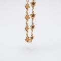 Sapphires Plumeria Bracelet
