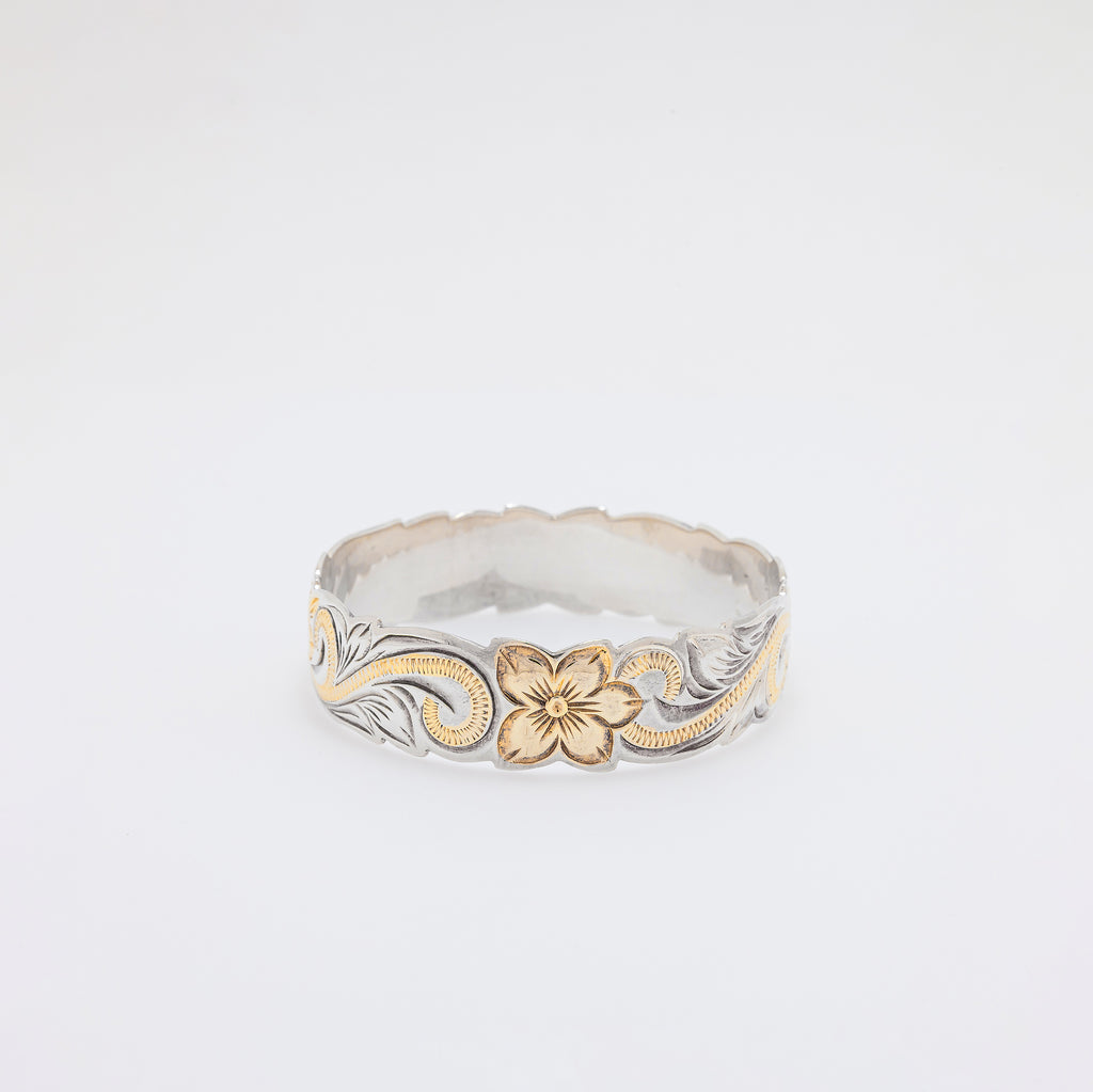 Four Plumeria Bangle Ver.2