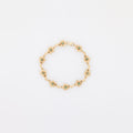 Emeralds Plumeria Bracelet