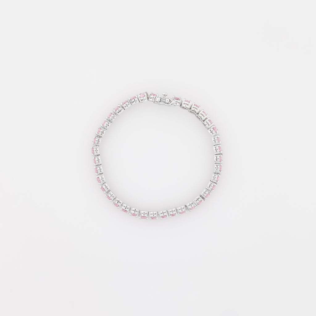 Pink CZ Tennis Bracelet