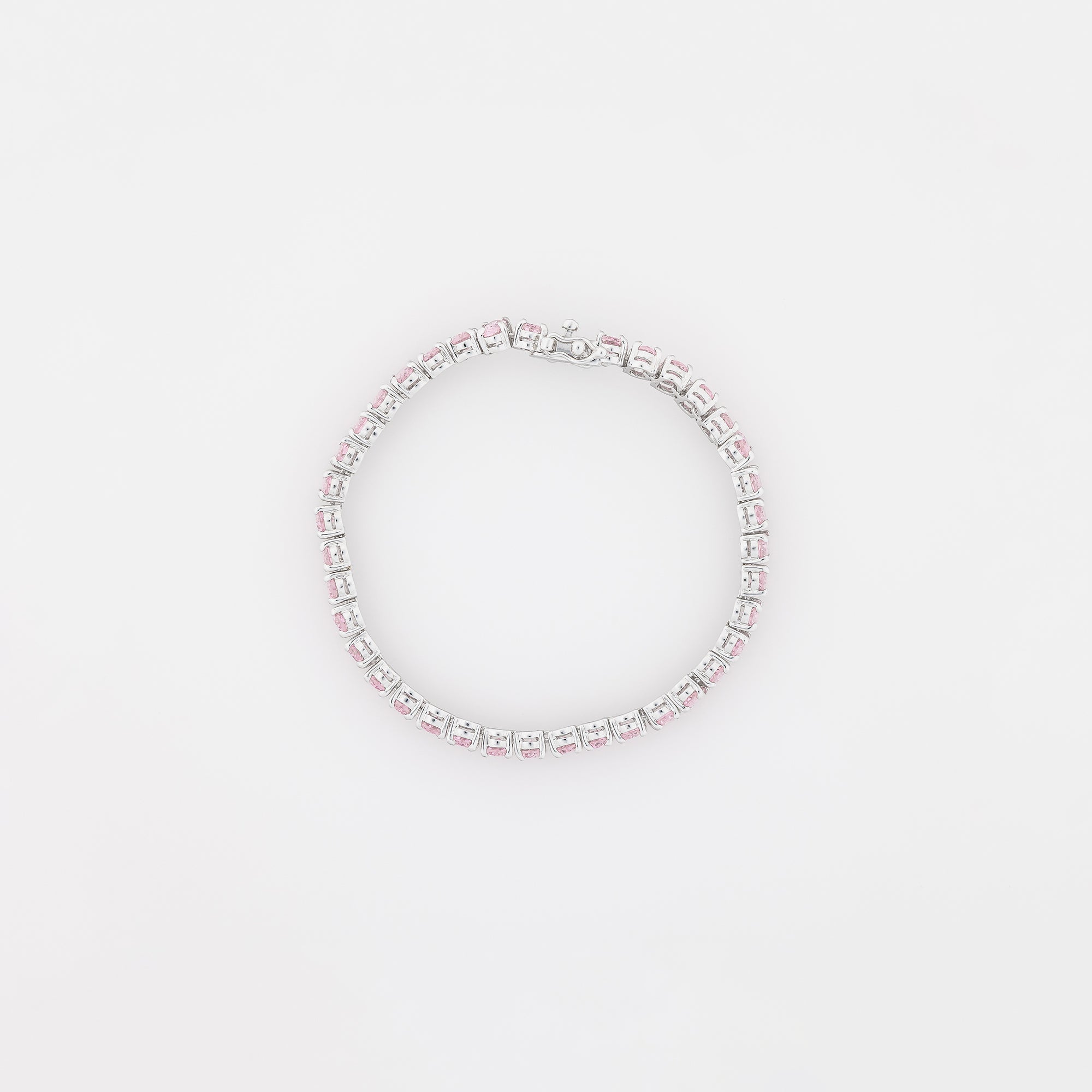 Pink CZ Tennis Bracelet